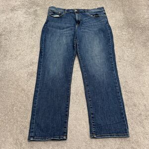 Lucky Brand 410 Athletic Fit Straight Leg Denim Jeans Mens 38x30 Blue Caprea